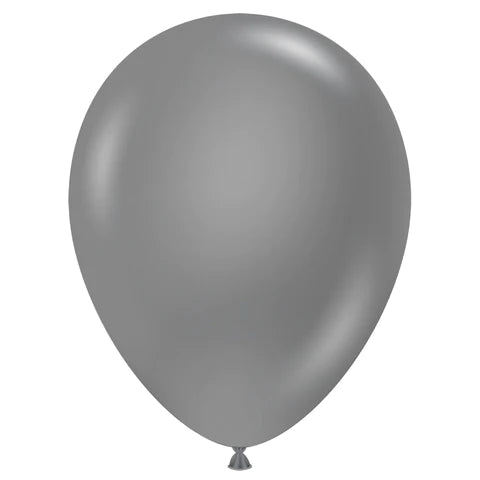 Tuftex 11" Silver 100ct UNINFLATED
