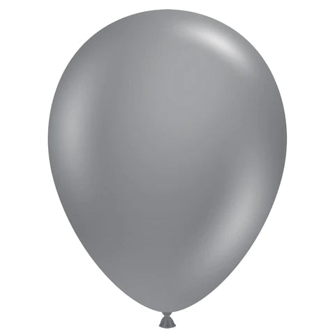 Tuftex 5" Gray Smoke 50ct UNINFLATED