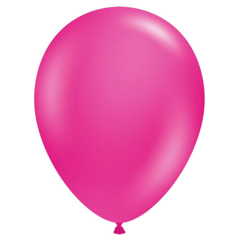 Tuftex 5" Hot Pink 50ct UNINFLATED