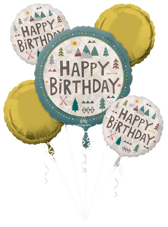 Wilderness Birthday Balloon Bouquet