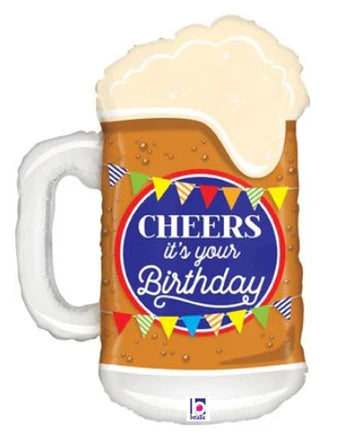 Cheers Birthday Beer Balloon