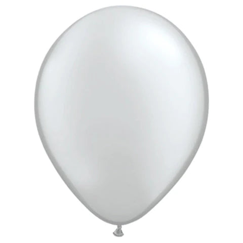 Qualatex 11" Silver 100ct