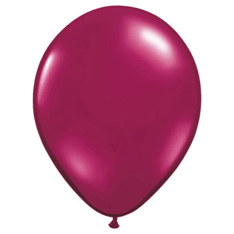 Qualatex 5" Sparkling Burgundy 100ct